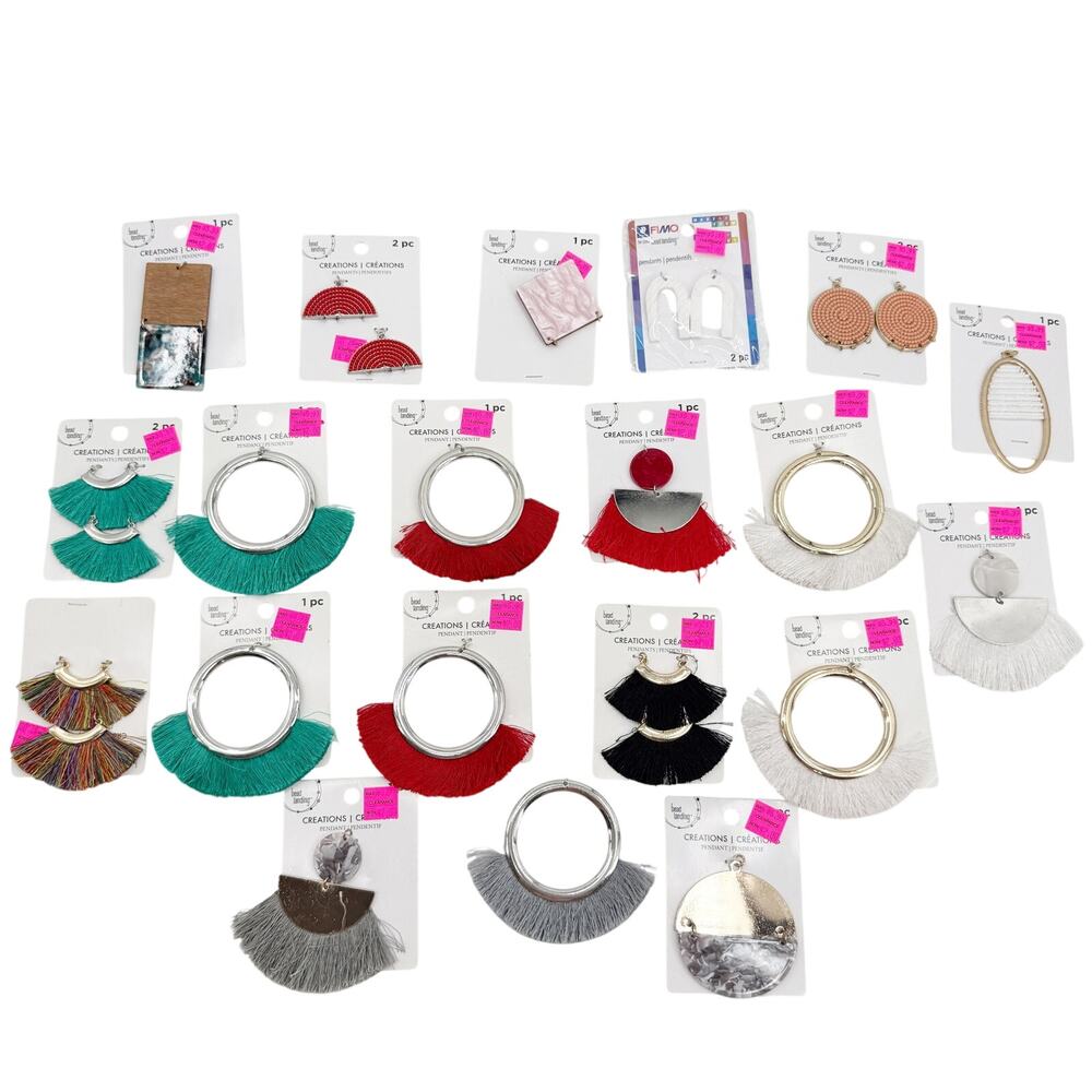 lot of 20 new Bead Landing Creations Pendants nickel free jewelry making